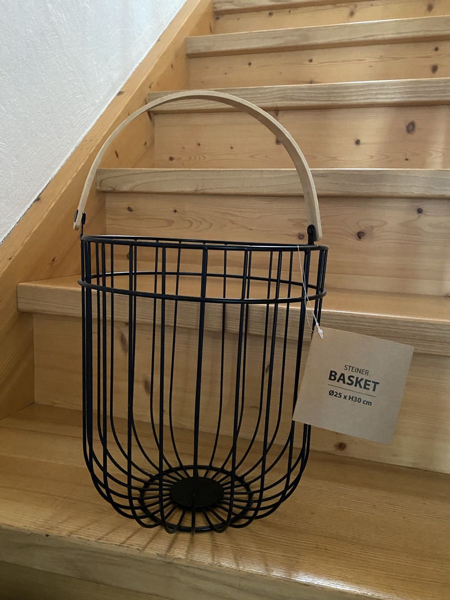 Jysk Altro per la casa: Korb Metall schwarz neu – Nuovo (secondo la descrizione) da Brugg AG venduto da Honeybee6