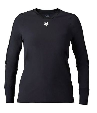 FOX DEFEND THERMAL Damen-Langarmshirt / black / XL neu