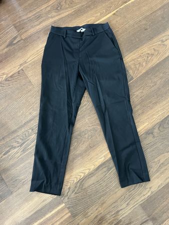 Schwarze Damen Stoffhose von H&M Gr. 38