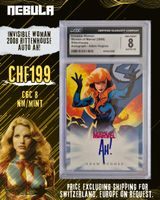 Invisible Woman Marvel Card (2008) Auto Adam Hughes 🔥