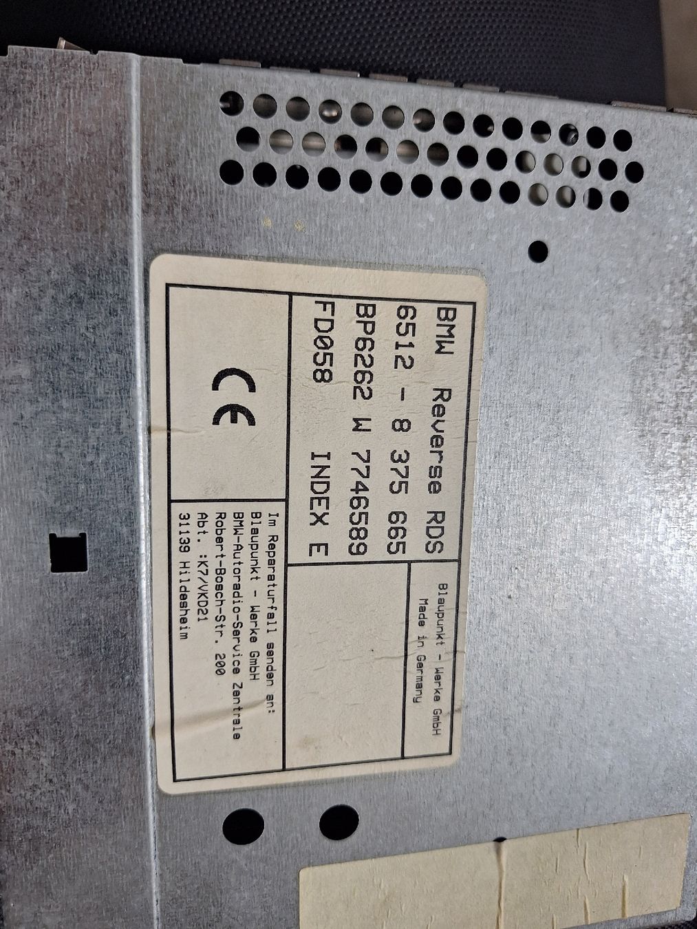 BMW Radio: autoradio bmw e36 – Usato da Morges venduto da gius94 1