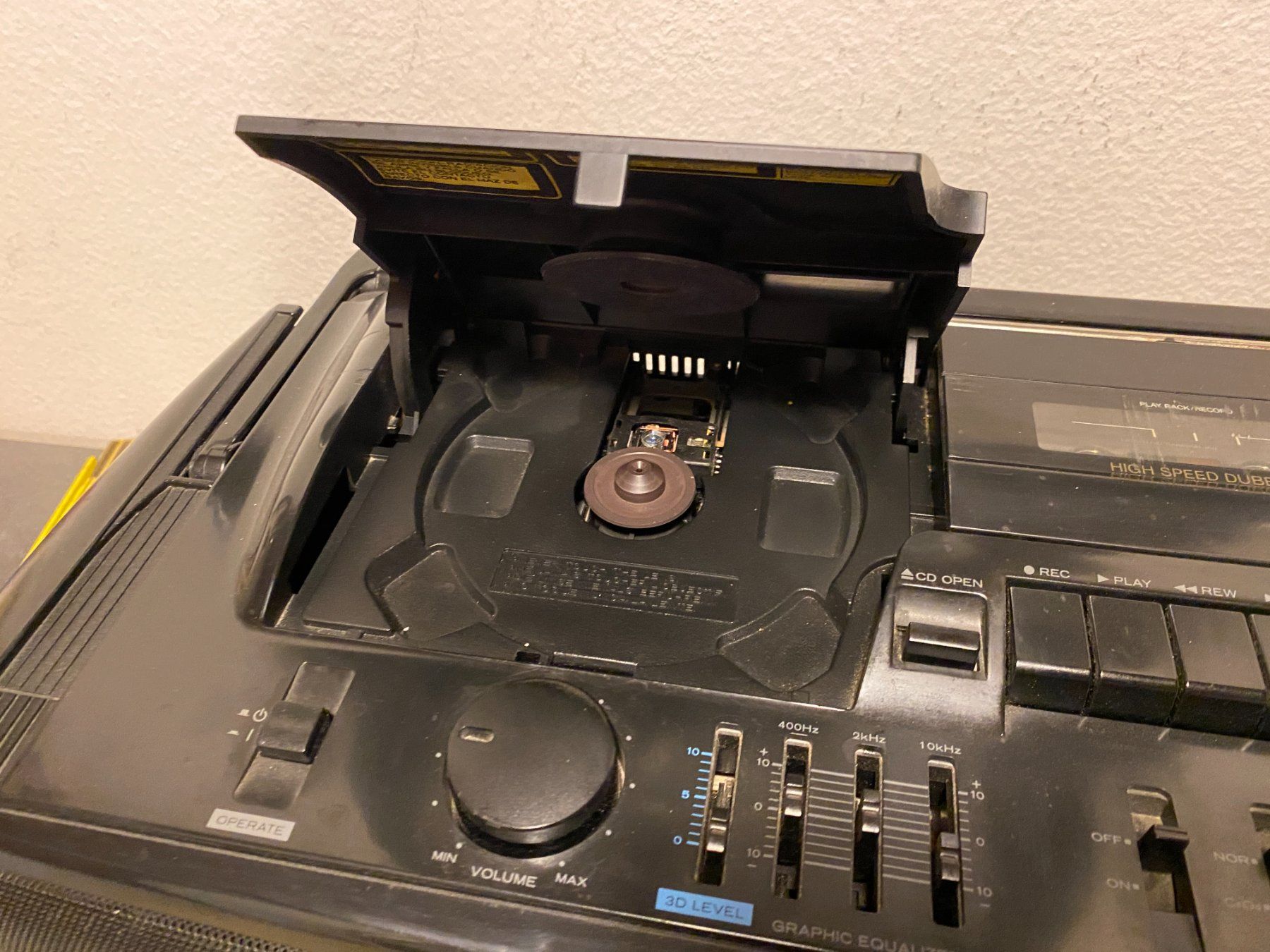 Hitachi Aufnahmegeräte: Hitachi Double Tape Recorder mit CD PLayer, Radio – Gebraucht aus Basel von VinylLover68 7