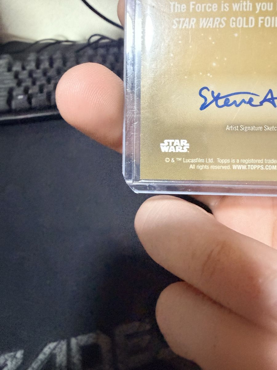 Topps Carte collezionabili: Comte dooku 1/1 sketch card gold – Nuovo (secondo la descrizione) da Pomy venduto da Asw.luxury 7