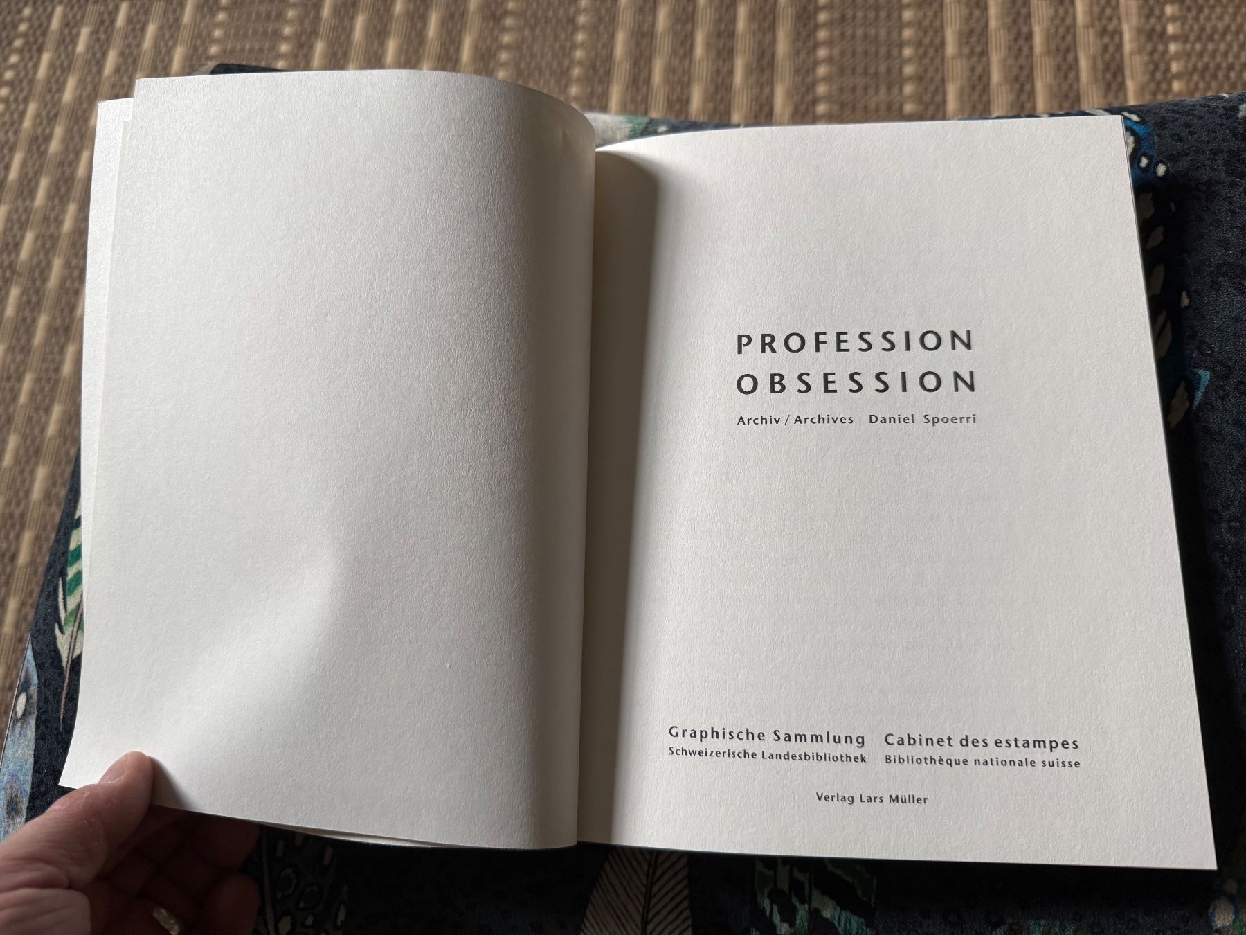 Libri: Spörri Daniel Profession Obsession – Usato da Bern venduto da Jwpm66 4
