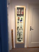 GRATUIT CONTRE ENLEVEMENT : Vitrine bois/verre