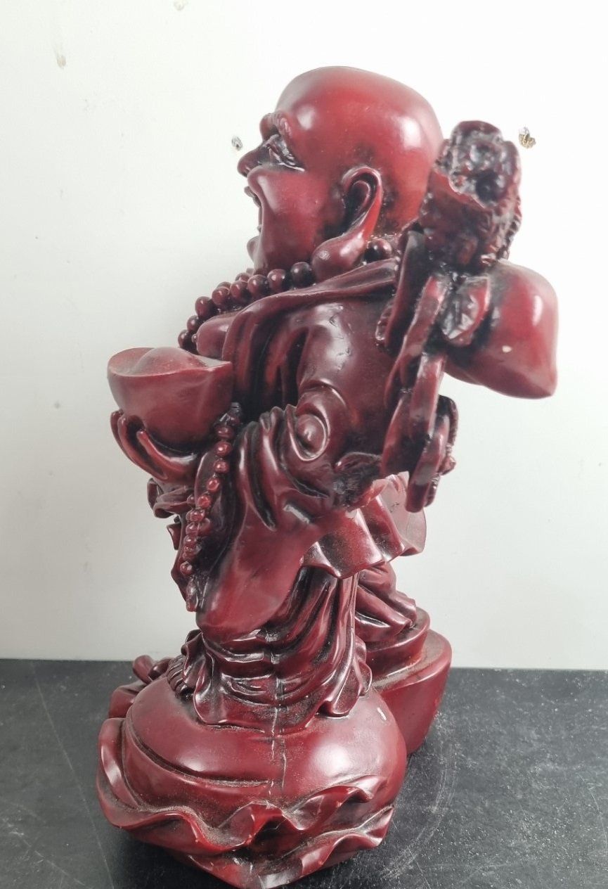 Figuren: Statue Lachender Buddha, Budai oder Hotei, feng shui – Gebraucht aus Flums von Flumsantik 2