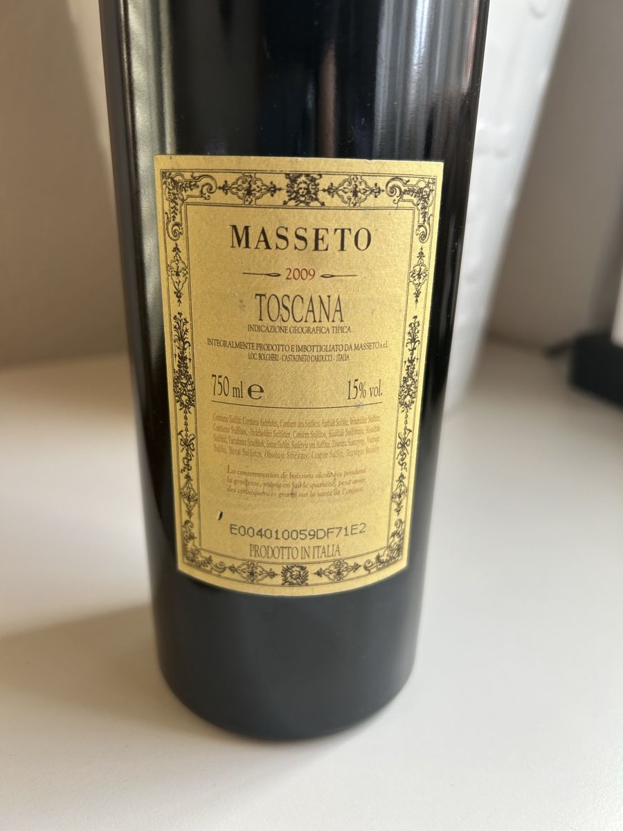 Masseto Vino: MASSETO 2009 Toscana 750ml – Nuovo (secondo la descrizione) da Chénens venduto da krengikreng 3