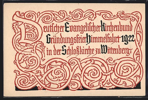 Cancelleria postale: Wittenberg, Deutscher Evangelischer Kirc – Usato da Berlin venduto da bartko-reher