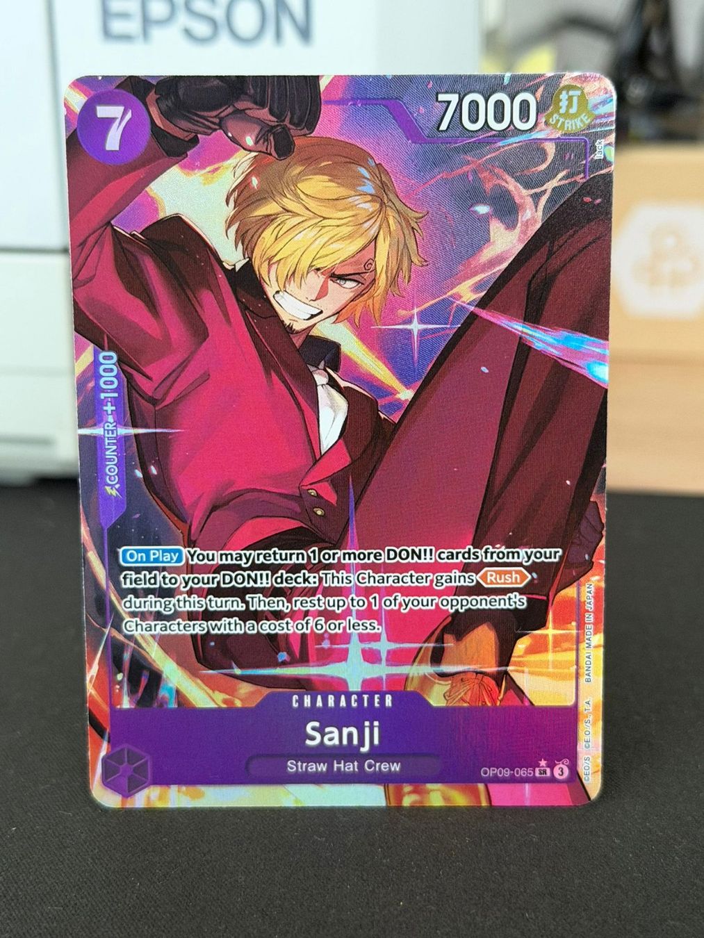 Bandai Carte collezionabili: Sanji OP09-065 SR – Nuovo (secondo la descrizione) da Brittnau venduto da TCGBratans