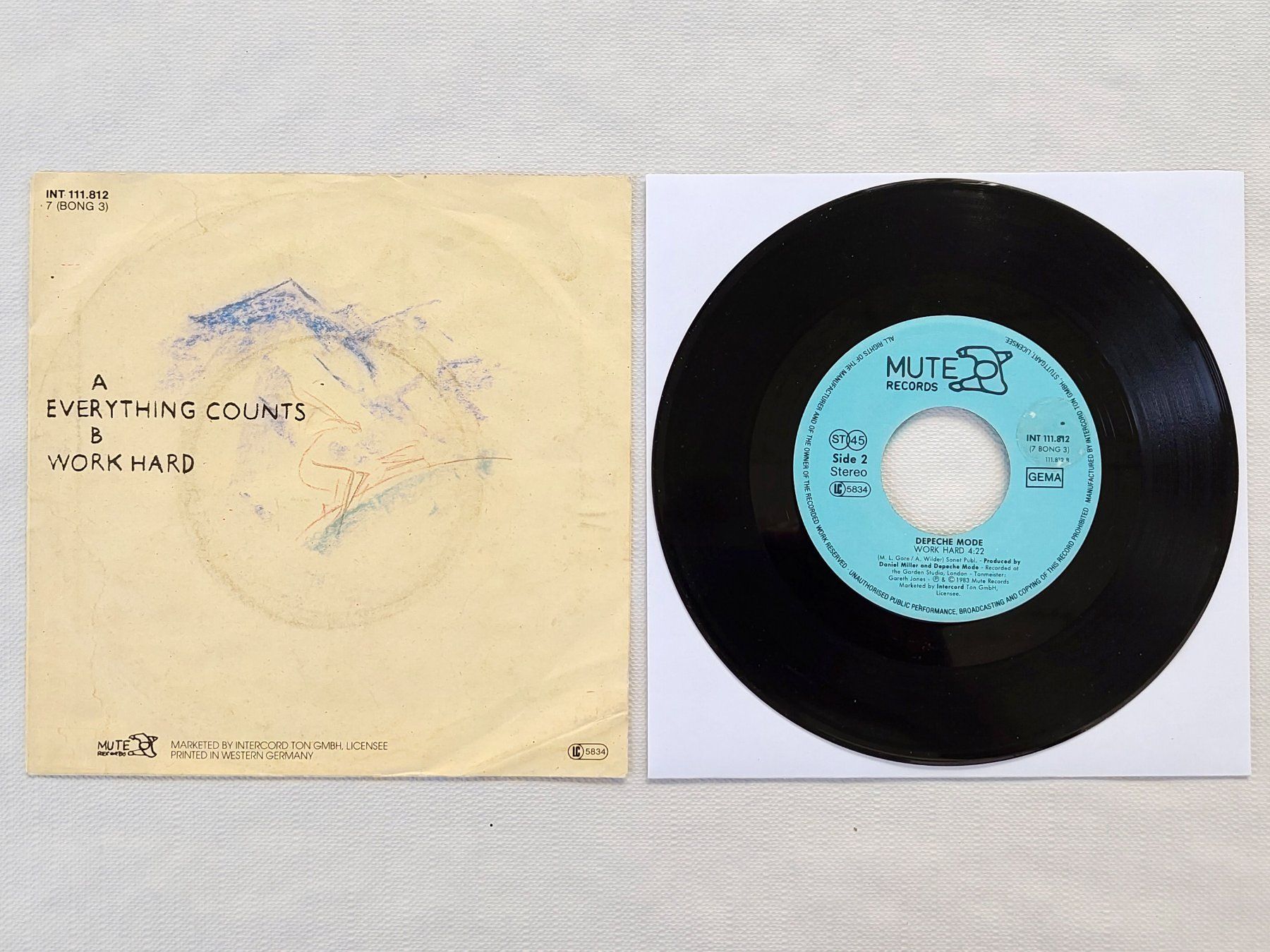Dischi in vinile: 7" Single Depeche Mode: Everything Counts – Usato da Hindelbank venduto da iCardologe 1