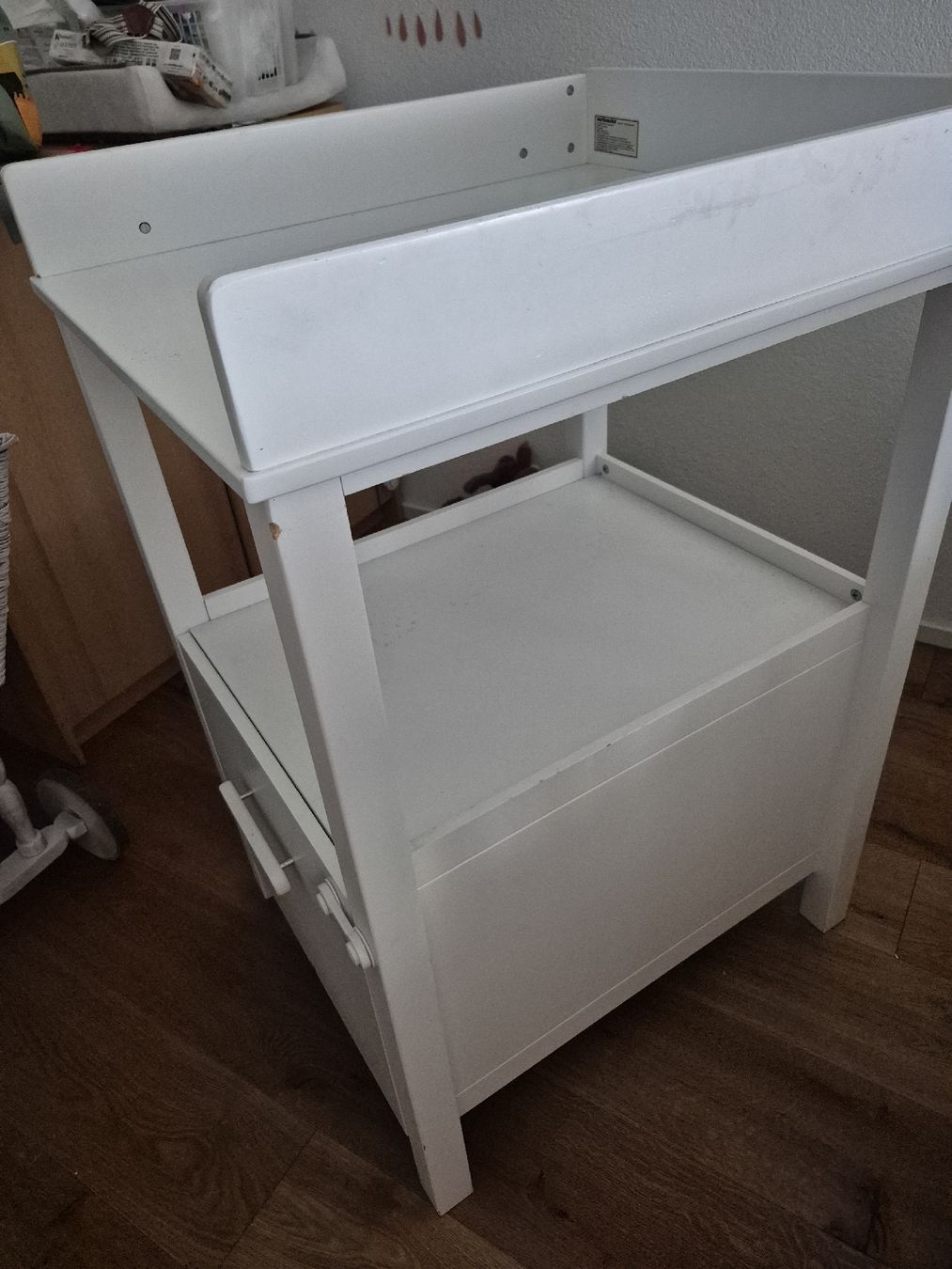 Fasciatoi & Accessori: Wickeltisch Vertbaudet weiss mit Schublade – Usato da Schmitten FR venduto da Sam2525 4