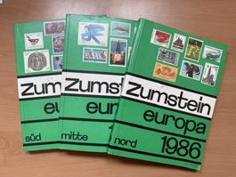 Zumstein Katalog 1986 - Europa [3 Teilen]