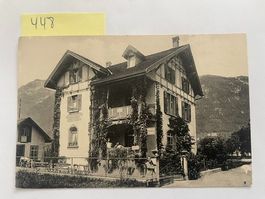 alte Postkarte Villa Deck Brunnen alte Ansicht