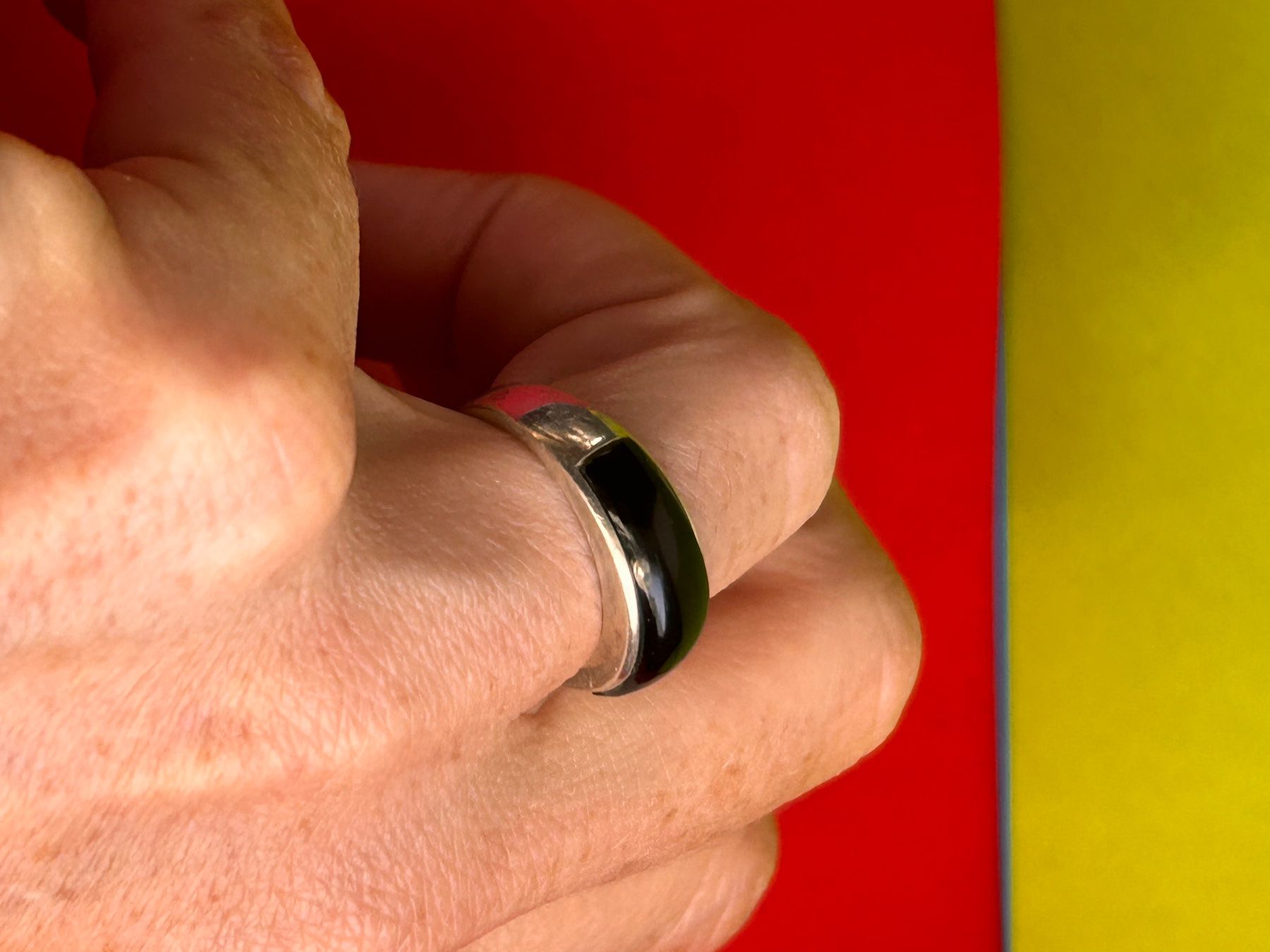Anelli: Silberring mit Onyx (Gr. 54) – Usato da Dittingen venduto da Bijoubelle 3