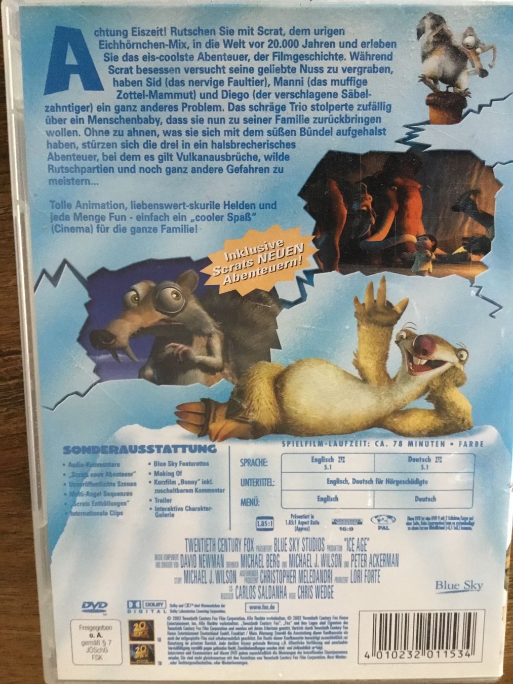 Tutti i DVDs: Ice Age DVD - – Usato da Thierachern venduto da sweden08 1