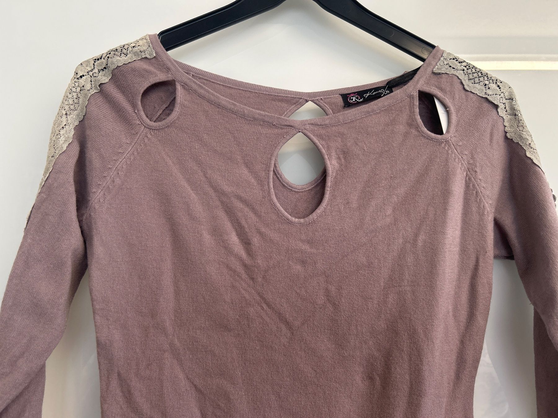 Maglioni & Felpe: Pullover Lang Figurbetont mit Spitze 1 Size Neu – Nuovo e nell'imballaggio originale da Regensdorf venduto da Spyke55 1