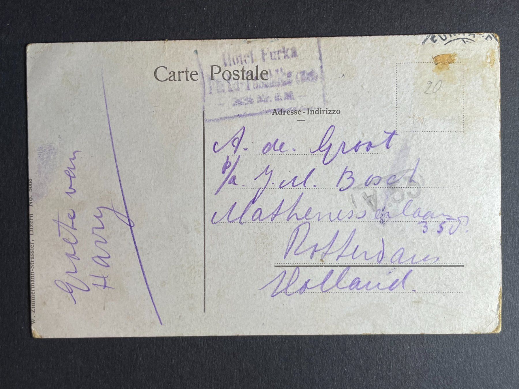 Cartoline postali: Nebelmeer - Rigi – Usato da Steg VS venduto da _vinci_ 1