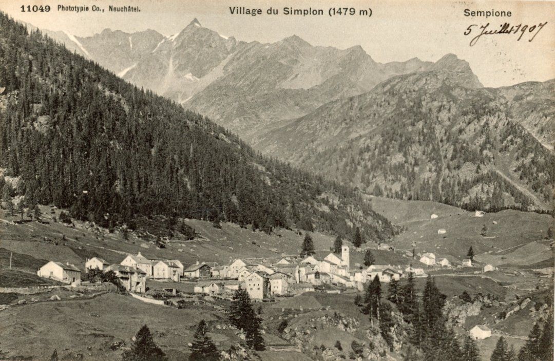 Ansichtskarten: Simplon - Dorf  VS   -   4  diverse Karten – Gebraucht aus Brig von Valcards54 1
