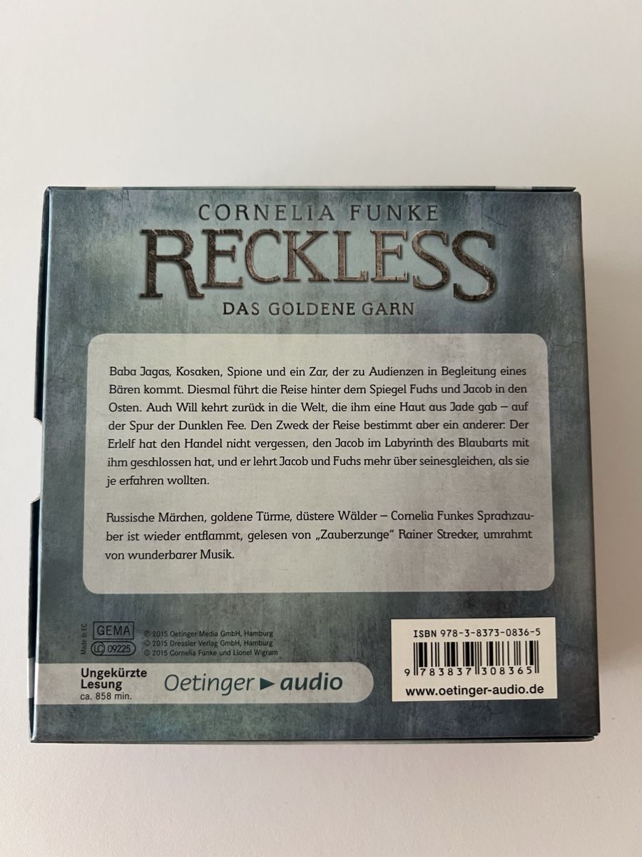 Livres audio: Hörbuch Reckless - Teil 3 – Neuf (Voir description) à Rupperswil par sige82 2