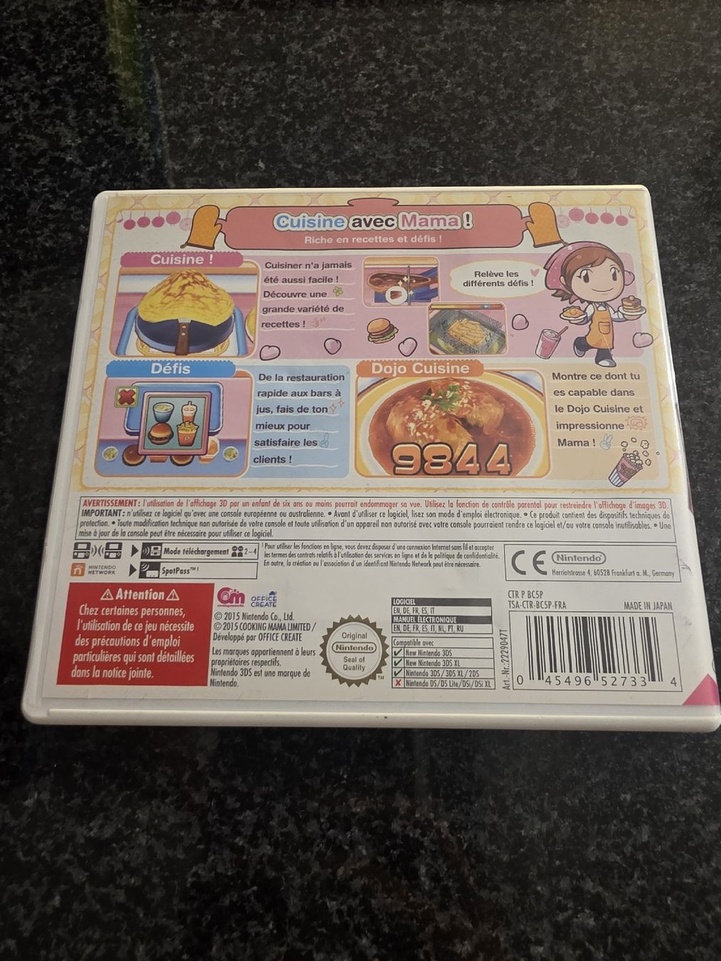 Giochi: Cooking Mama Bon Appétit Nintendo 3DS – Usato da Chavornay venduto da Crash37 1