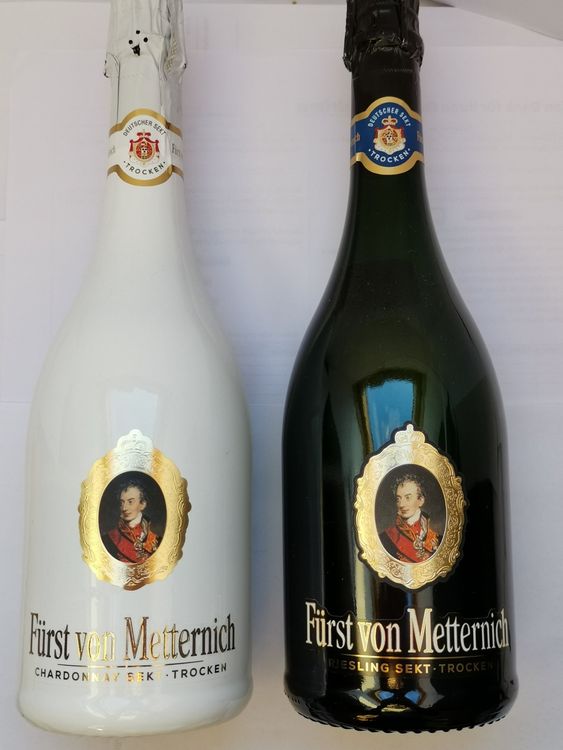 2x Sekt Fürst von Metternich Chardonnay & trocken 75 cl (Neu und ...
