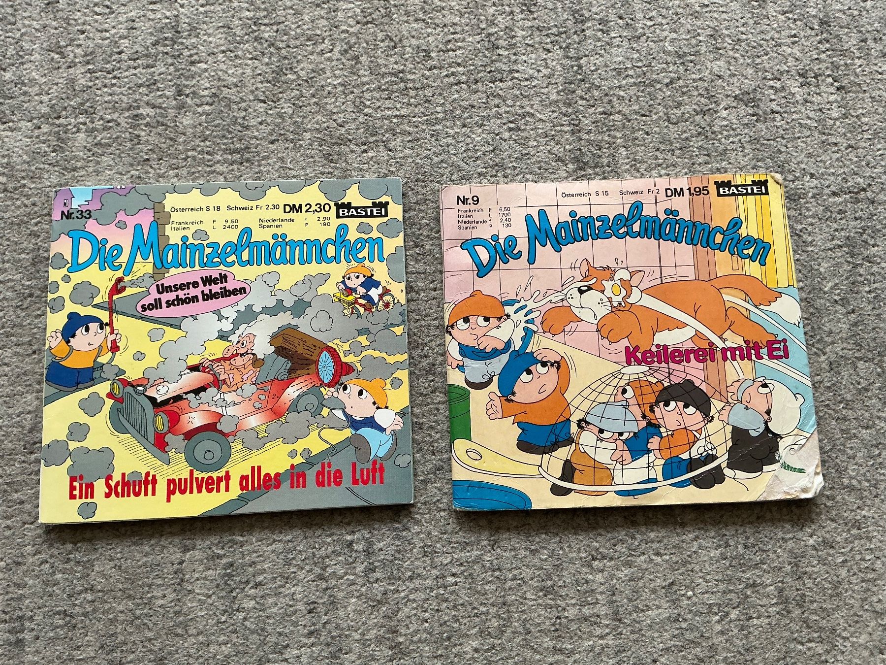 Libri: 3 Mainzelmännchen Frühstücks-Plättchen + 2 Büchlein – Usato da Jona venduto da Jancy60 4