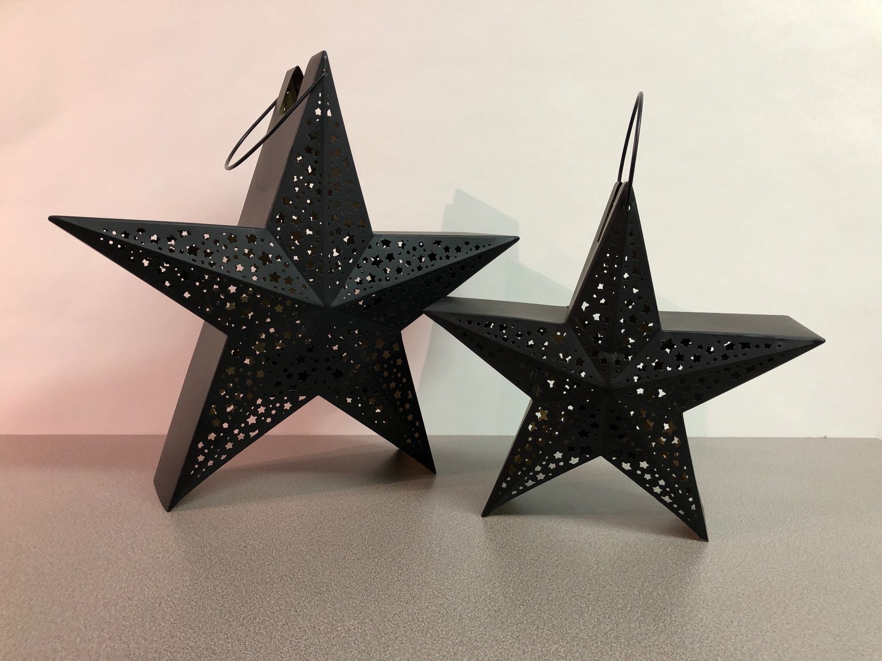 Tutte le decorazioni: Metallstern Leuchte / Weihnachts Dekoration mit Flacker-LED – Nuovo (secondo la descrizione) da Bergdietikon venduto da Garak 3