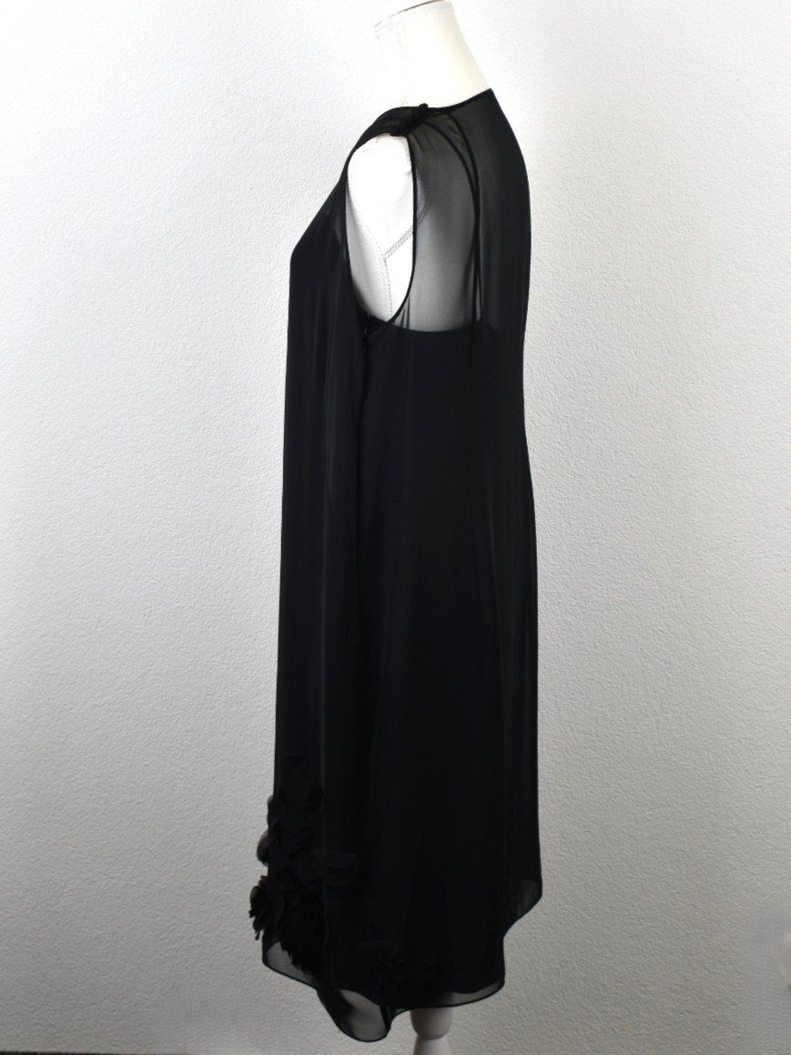 Akris Vestiti: Akris Kleid, Gr.42, schwarz mit Stoffblüten – Usato da Nürensdorf venduto da 2ND_STORY 3