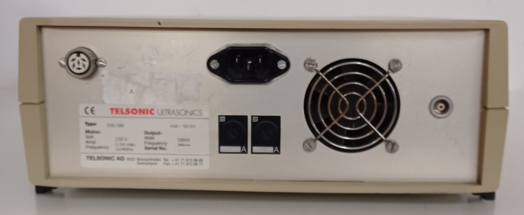 Accessori da laboratorio: Telsonic DG-100 Microcomputer controlled ultrasonicprocessor – Usato da Niederdorf venduto da LeptonAG_Labor 4