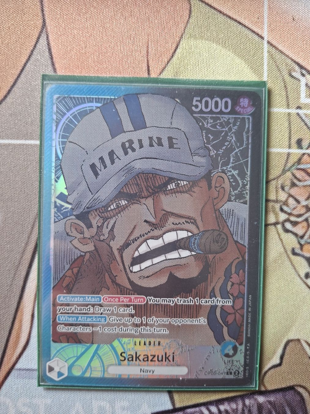 Bandai Cartes à collectionner: One Piece TCG: OP05 Sakazuki Leader – Neuf (Voir description) à Burgdorf par PascH99