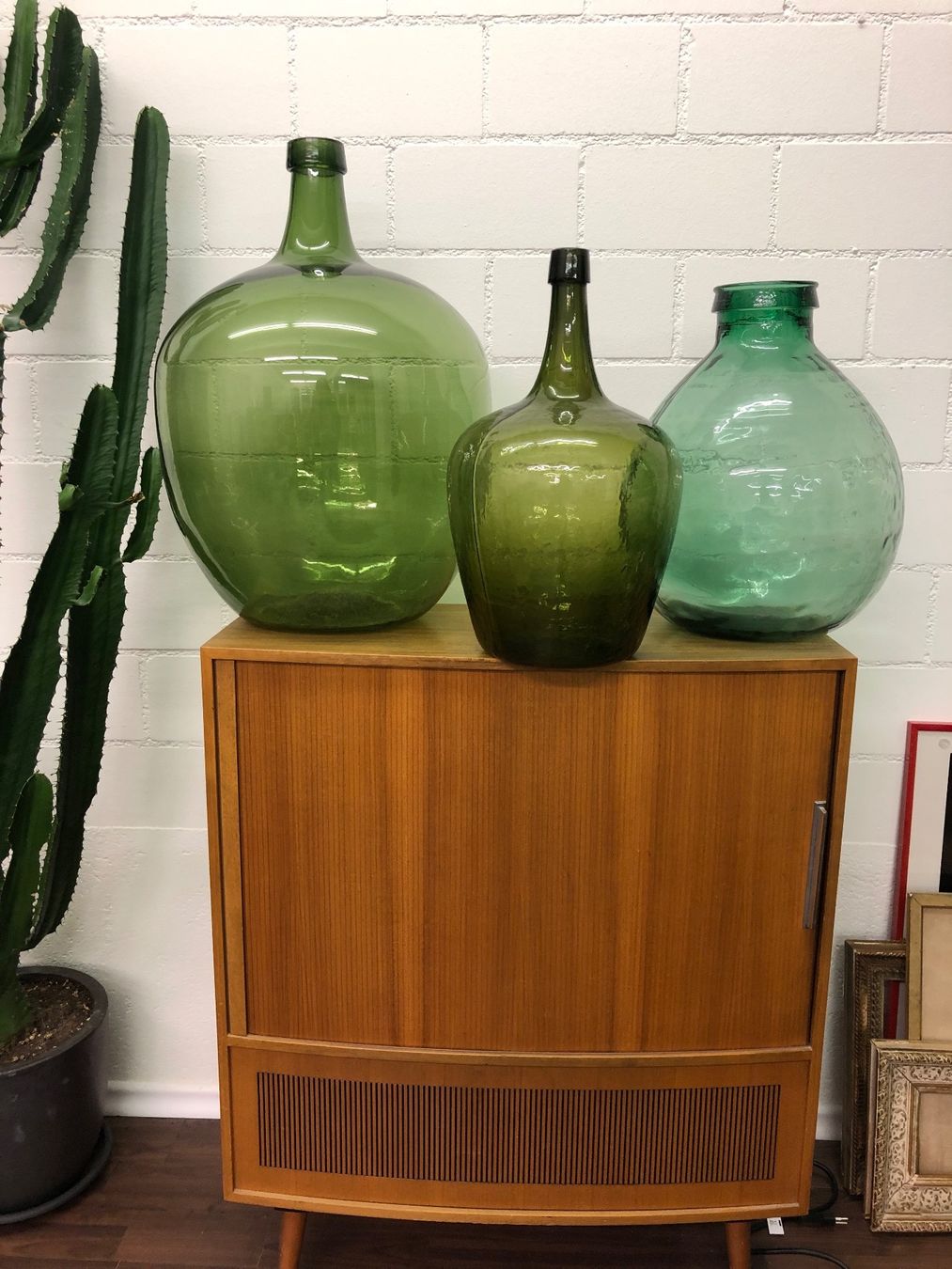 Tutte le decorazioni: Grosse Vintage Dekorationsflasche demijohn – Usato da Au ZH venduto da Daiga