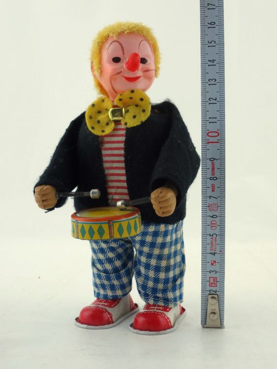 sans marque - Clown rieur mecanique clown au tambour et