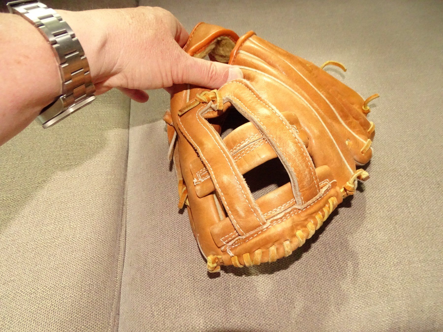 Gants & mitaines : Baseballhandschuh Leder  (linke Hand) – D'occasion à Hirzel par Musicman03 1