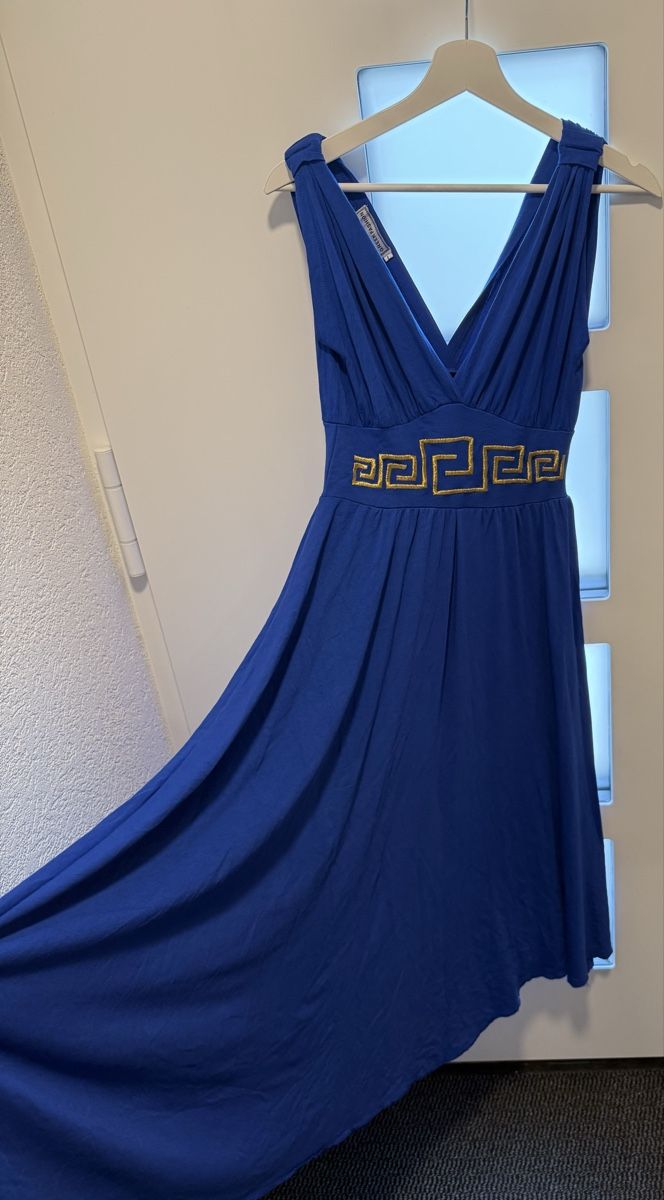 Robes: Abendkleid blau griechischer Stil Größe L – Neuf (Voir description) à Möhlin par svd_r8h5 1
