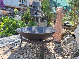 Grillstelle🤩Feuerschale 75 cm Grillstelle + Inox Grillrost