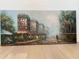 Ölgemälde auf Leinwand, signiert Dubois