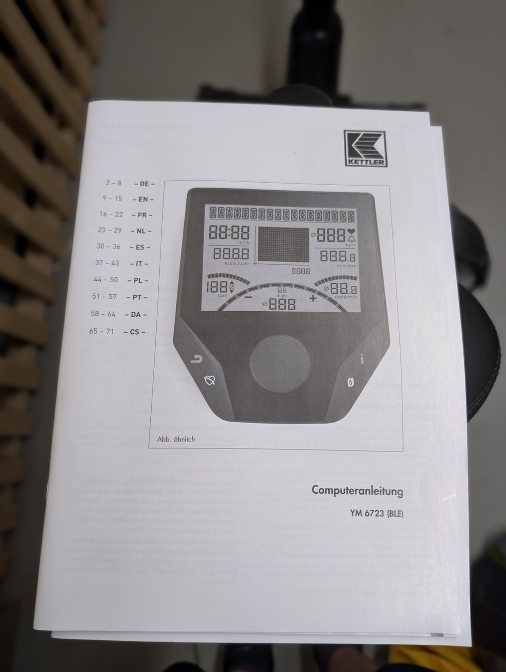 Kettler Hometrainer: Hometrainer Kettler Giro C3 – Usato da Bremgarten AG venduto da SvenR79 3