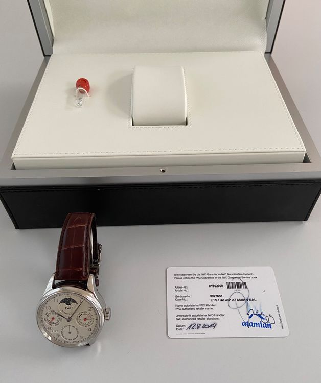 IWC Portugieser Perpetual Calendar aus Edelstahl IW502308