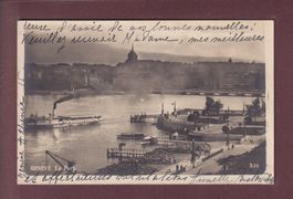 GENEVE - Le Port - Bateau CGN LEMAN