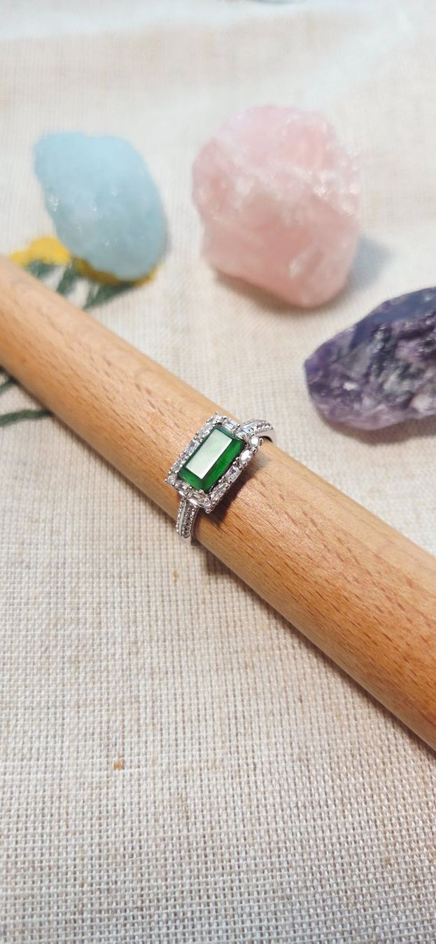 Anelli: NEW - S925 Jade Ring (Adjustable) – Nuovo (secondo la descrizione) da Zürich venduto da cin_wcf6 5