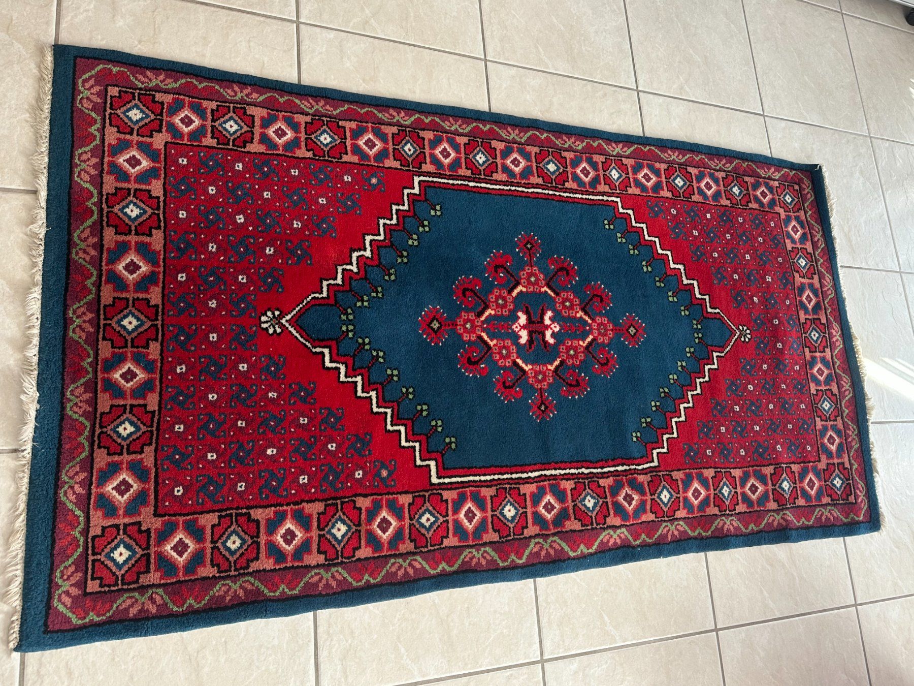 Tappeti: Orientteppich Blau/Rot – Usato da Urdorf venduto da Rani57 5