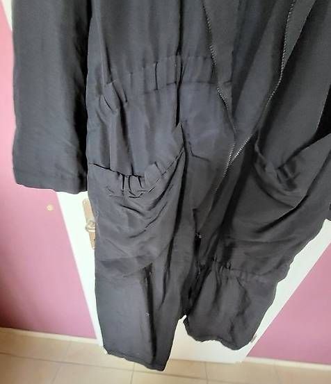 Mäntel: langer Mantel dunkelblau, GR 42, weit und lang – Gebraucht aus Lyss von Petrulla02 1