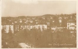 Chailly-sur-Lausanne (VD) – Blick auf das Wohnquartier