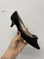 Peter Kaiser Pumps Gr. 35.5 Lackleder schwarz spitz