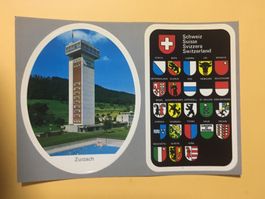 AK Zurzach Aargau Vynil Abziehbild Wappen