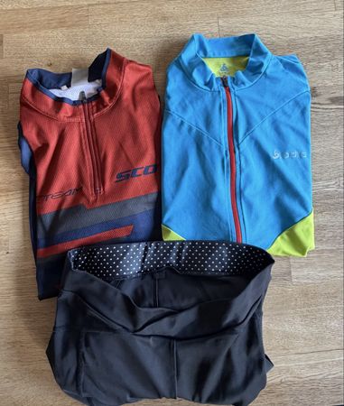Radtrikot Set Scott Odlo Van Rysel Damen M