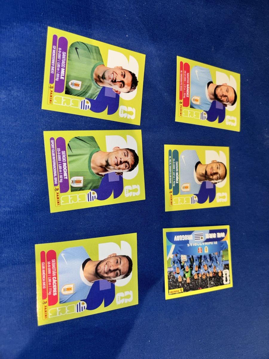 Panini Carte collezionabili: Uruguay 6x panini – Nuovo (secondo la descrizione) da Olten venduto da Melxnie_46