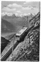 Pilatusbahn Eselwand mit Berneralpen