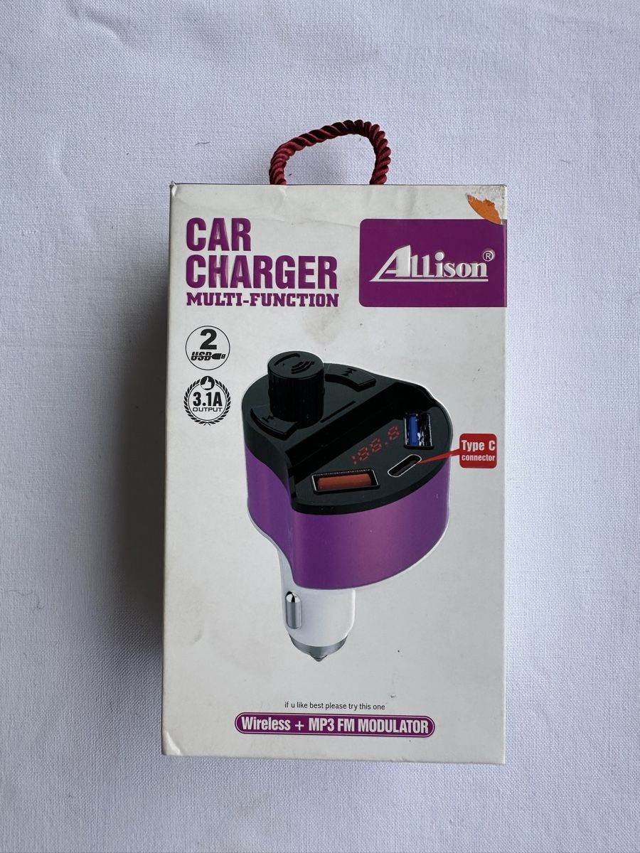 Unità & Adattatore: Allison Auto Ladegerät FM Modulator USB Typ C neu – Nuovo e nell'imballaggio originale da Biel/Bienne venduto da ara_9vxv 1
