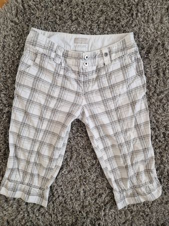 Street One Capri Hose Kariert Sommer Gr. 40 Top!